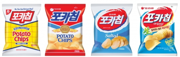 오리온 '포카칩' 변천사 /사진=오리온