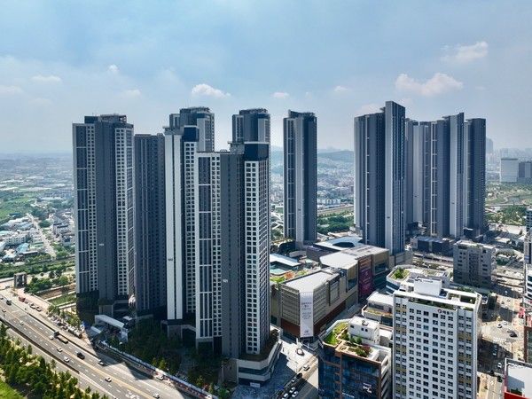 힐스테이트 더운정 전경.