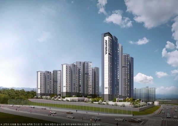 '오산 세교 아테라' 투시도./사진=금호건설