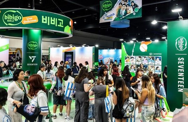 'KCON LA 2025' 비비고 부스 /사진=CJ제일제당