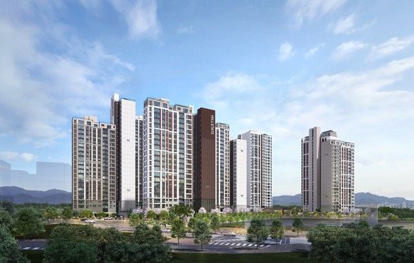 '힐스테이트 용인마크밸리' 투시도./사진=현대건설