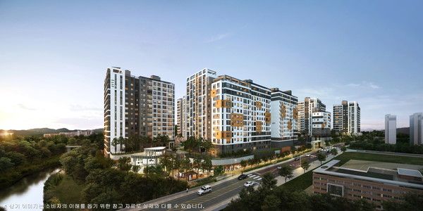 '엘리프 검단 포레듀 투시도'./사진=계룡건설