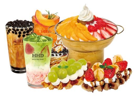 흑화당 버블티 및 디저트. /사진=우남에프앤씨