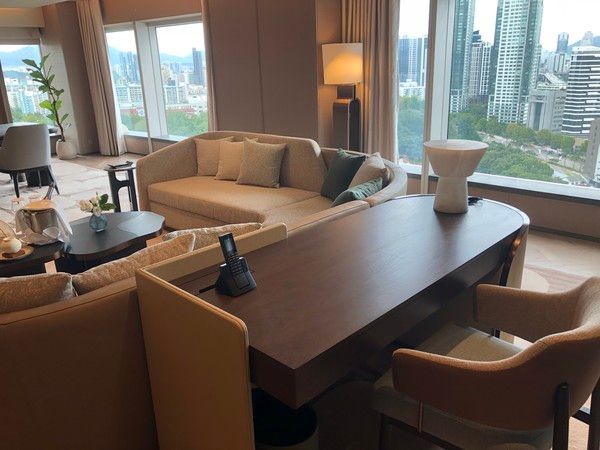 '프레지덴셜 스위트' 객실 내부 모습 /사진=김현정 기자