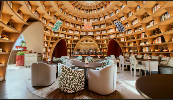 '르 카페 루이 비통' 실내 모습 /사진=루이 비통