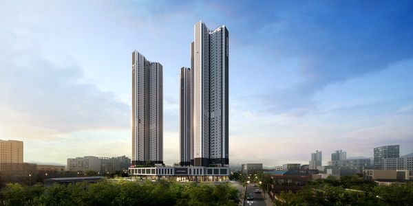 번영로 롯데캐슬 센트럴스카이 투시도. /사진=롯데건설