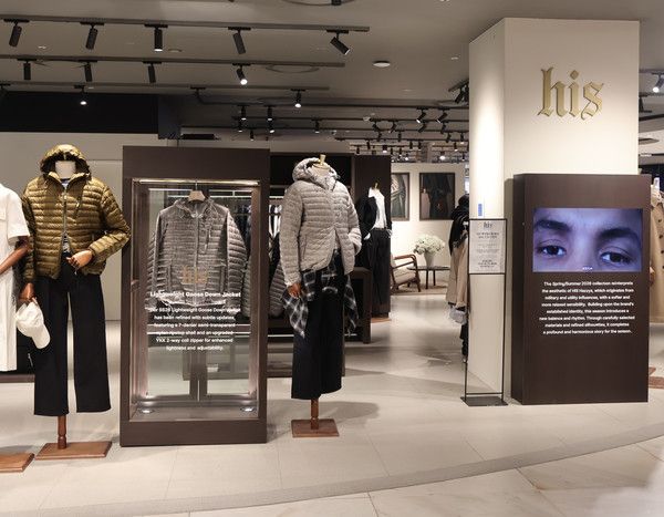 LF 히스 헤지스 롯데월드몰 팝업 /사진=LF 헤지스