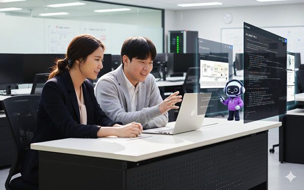 기사의 이해를 돕기 위해 'AI 부트캠프'를 AI로 생성한 이미지. /사진=SK AX