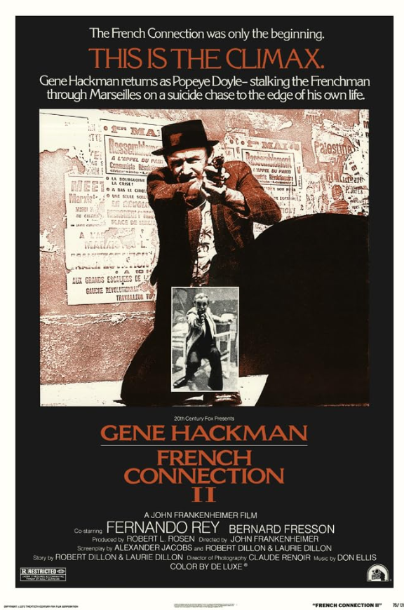 영화 '프렌치 커넥션 Ⅱ'(1975)의 포스터 /사진=IMDb 홈페이지 캡처
