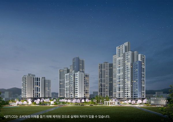 두산위브 더센트럴 수원 투시도. /사진=두산건설