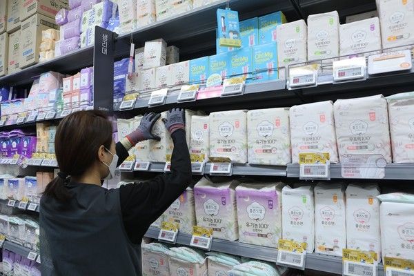 이마트 생리대 할인 행사 /사진=이마트