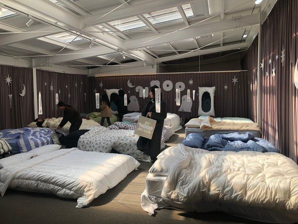 이달 초 성수동에서 열린 '29CM' '눕하우스' 팝업 모습 /사진=김현정 기자