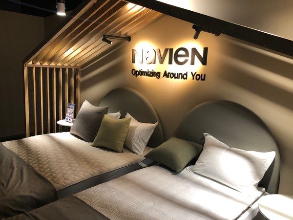 '파인슬리핑엑스포'의 경동나비엔 부스 /사진=김현정 기자