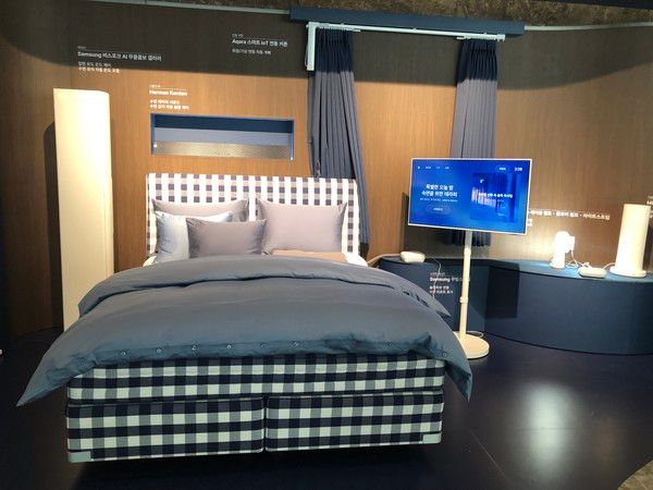 22일까지 현대백화점 판교점에서 열리는 '파인슬리핑엑스포' /사진=김현정 기자