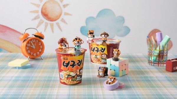 농심 '너구리' 캐릭터를 활용한 '컵라면 스토퍼' /사진=농심