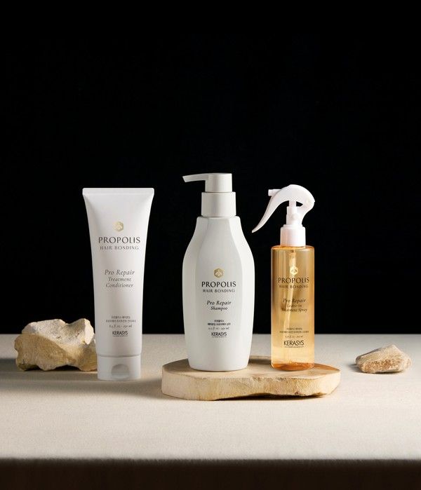 케라시스 프로폴리스 헤어본딩 라인 3종 /사진=애경산업