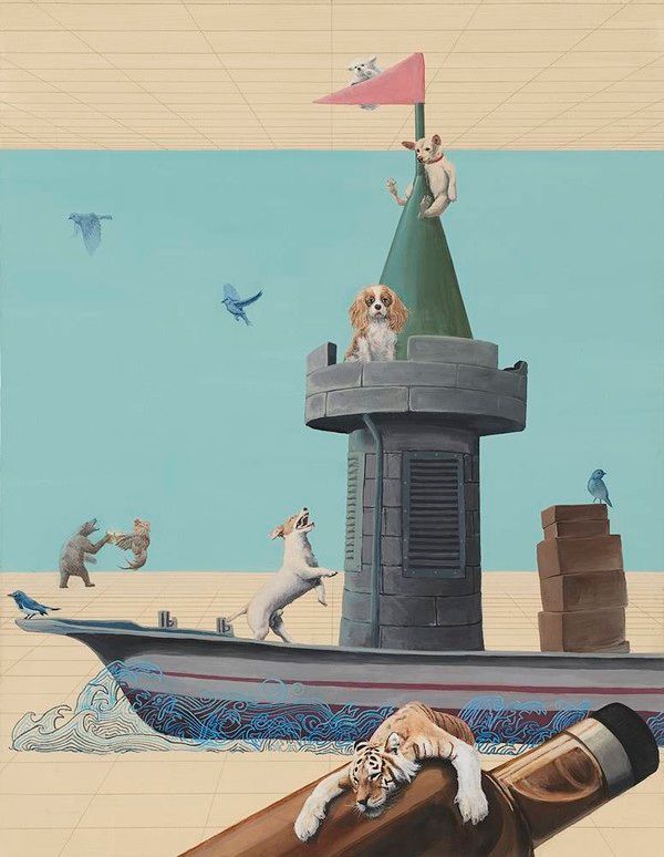 전시작. 송도영_행복의 좌표란. Acrylic on canvas. 116.8X91cm. 2025 /사진=홍익대 미술대학원