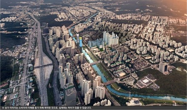 분당 더샵하이스트 조감도. /사진=포스코이앤씨