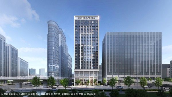 정동 롯데캐슬 136 투시도. /사진=롯데건설