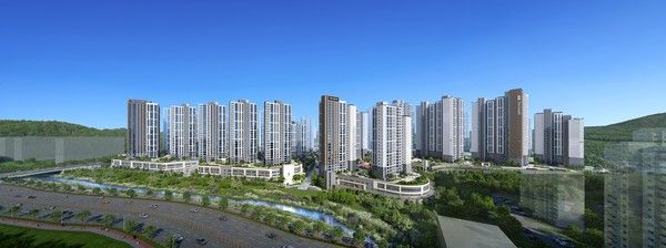 '더샵 검단레이크파크' 투시도. /사진=포스코이앤씨
