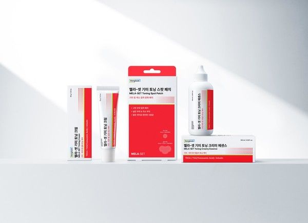 기미 케어 솔루션 '멜라셋 3종' / 사진=동국제약