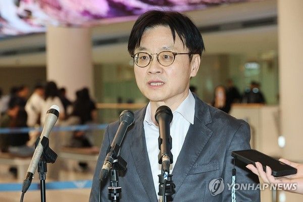 김정관 산업통상부 장관. 김 장관은 14일 SNS 등을 통해 삼성전자 노조가 예고한 대로 오는 21일 총파업에 돌입할 경우 긴급조정권 발동이 불가피하다고 밝혔다. / 사진=연합뉴스