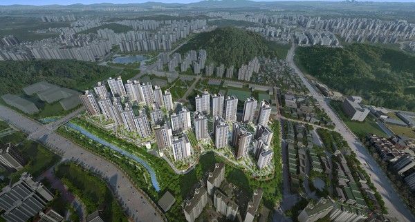 '더샵 검단레이크파크' 조감도. /사진=포스코이앤씨