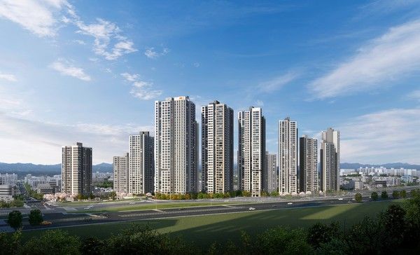 e편한세상 부천 어반스퀘어 투시도. /사진=DL이앤씨