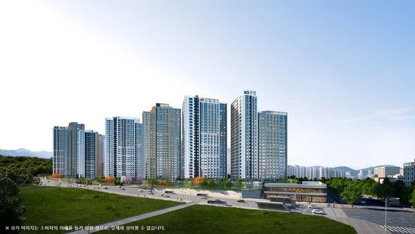 산곡역자이힐스테이트&하늘채 투시도. /사진=GS건설