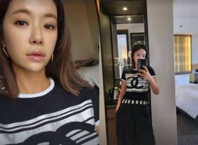 명품 C사를 장착한 사진 / 황정음 인스타그램 캡처