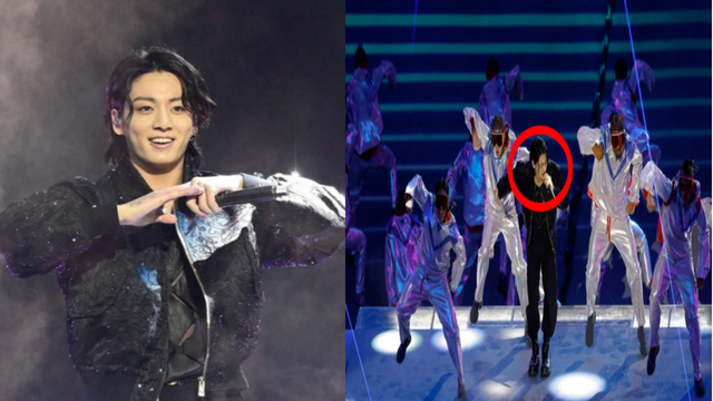 FIFA World Cup Qatar 2022에서 라이브 공연중인 방탄소년단 정국의 무대 모습/방탄소년단 공식 팬카페