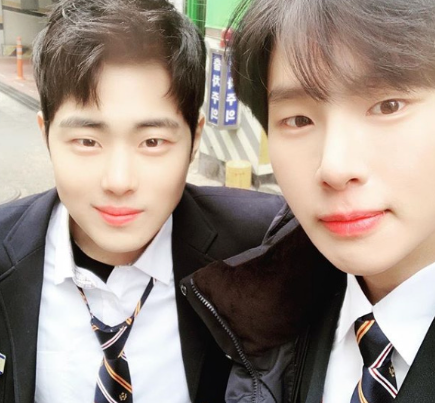 JTBC '스카이캐슬' 당시 배우 조병규와 배우 김동희/사진=김동희 인스타그램 제공