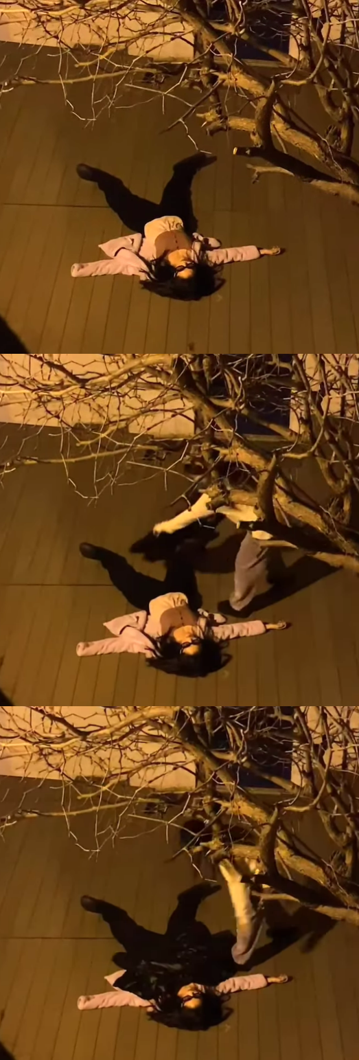 한소희 大자로 뻗자 이불을 덮어주는 모습 /한소희 인스타그램