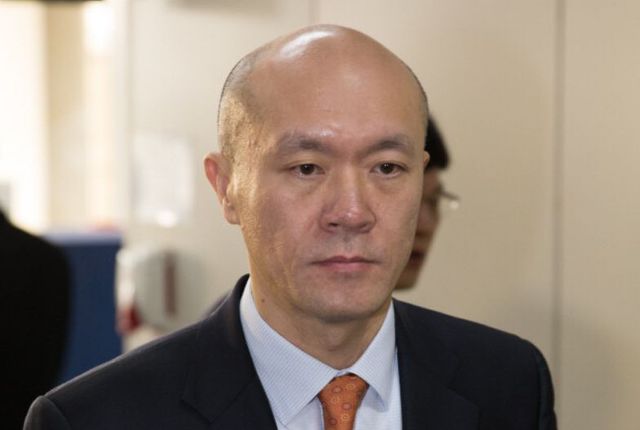 고(故) 전두환 대통령의 아들 전재용 씨의 모습/한겨례