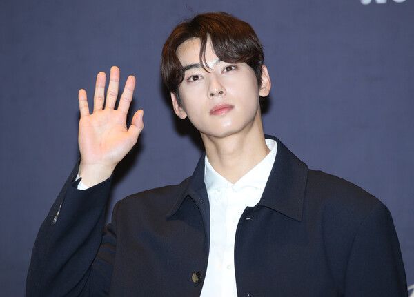 이승기 결혼식에 참석한&nbsp; 차은우 /뉴스1