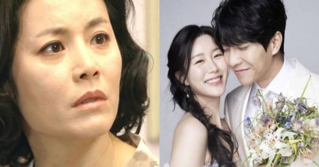 (좌) 배우 견미리의 모습/MBC '오늘만 같아라', (우) 배우 이승기와 이다인의 웨딩 사진/휴먼메이드 인스타그램