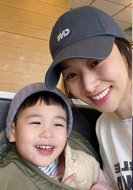 장신영의 둘째 아들&nbsp; / 장신영 인스타그램