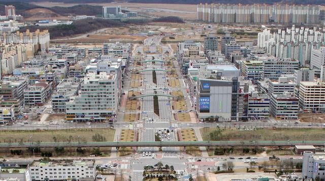 안산시 광덕대로 전경