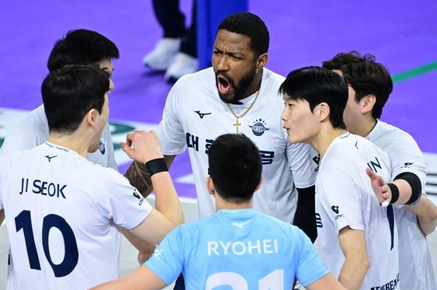 우리카드를 제압한 대한항공. (한국배구연맹 제공)