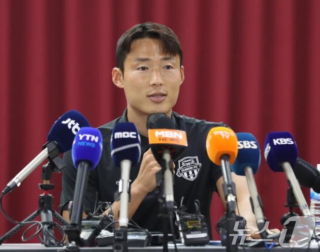 승부 조작 혐의로 중국축구협회로부터 영구 제명 징계를 받은 축구선수 손준호. 2024.9.11/뉴스1 ⓒ News1 김영운 기자