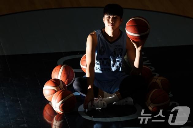 동호인 출신 최초의 프로 선수인 소노의 정성조가 20일 고양 소노 아레나에서 뉴스1과 인터뷰를 갖고 있다. 2025.1.20/뉴스1 ⓒ News1 이동해 기자