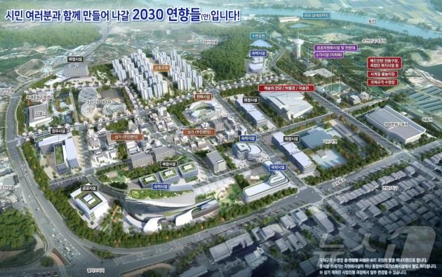 순천 연향들 도시개발사업 조감도. 뉴스1 DB