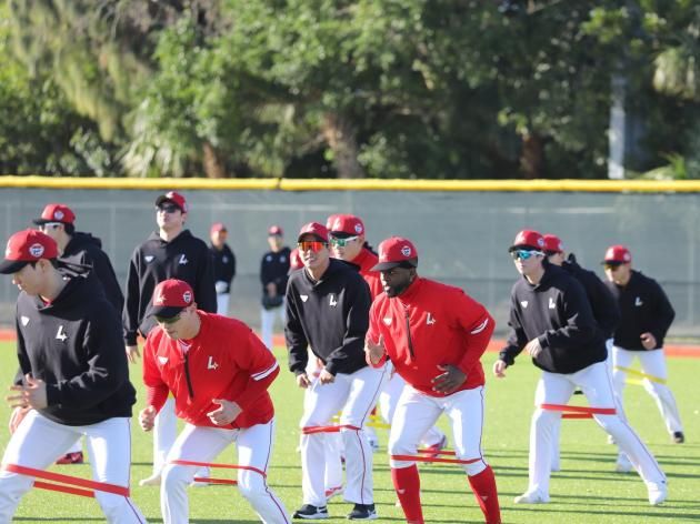 스프링캠프를 시작한 SSG 랜더스, (SSG 랜더스 제공)