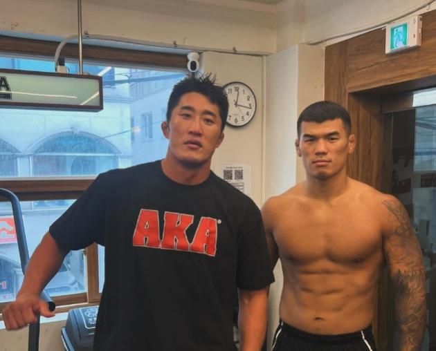 김동현(왼쪽)과 고석현.(김동현 SNS 캡처)