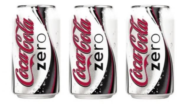 2005년 출시 당시 제로 코카콜라(코카콜라 누리집 갈무리)