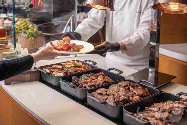 그랜드하얏트서울의 뷔페 레스토랑 '라 테라스'.(그랜드하얏트서울 제공)