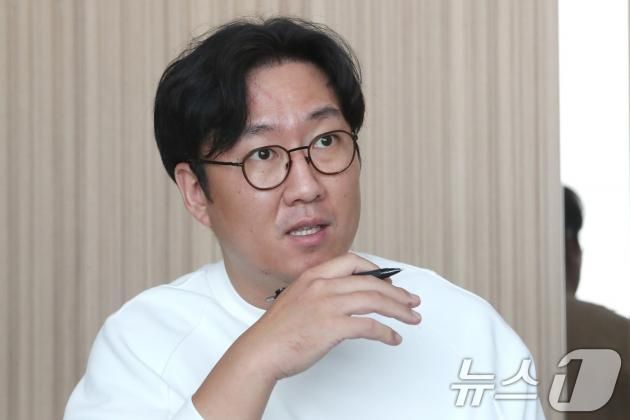 오세진 코빗 대표가 21일 오후 서울 영등포구 여의도 오지스 사무실에서 뉴스1과 인터뷰를 하고 있다. 2024.11.21/뉴스1 ⓒ News1 임세영 기자