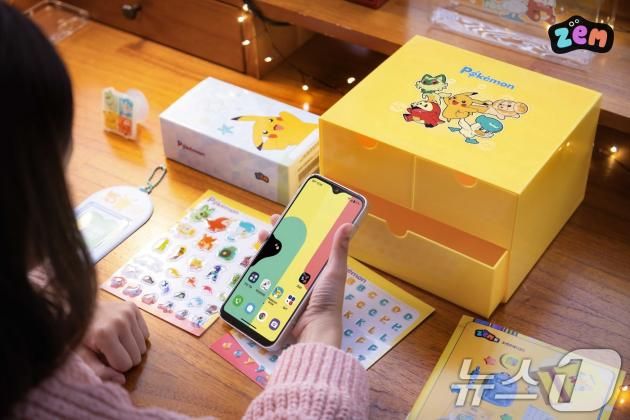 SK텔레콤이 어린이를 위한 맞춤형 LTE 스마트폰 ‘ZEM폰 포켓몬에디션3’를 27일 출시했다. (SKT 제공) 2024.12.27/뉴스1