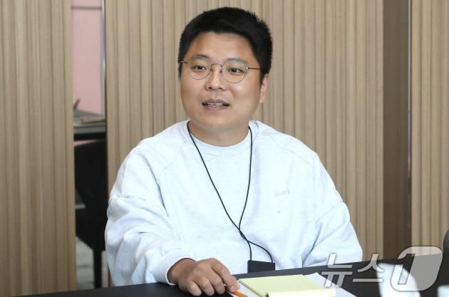 최진한 오지스 대표가 21일 오후 서울 영등포구 여의도 오지스 사무실에서 뉴스1과 인터뷰를 하고 있다. 2024.11.21/뉴스1 ⓒ News1 임세영 기자