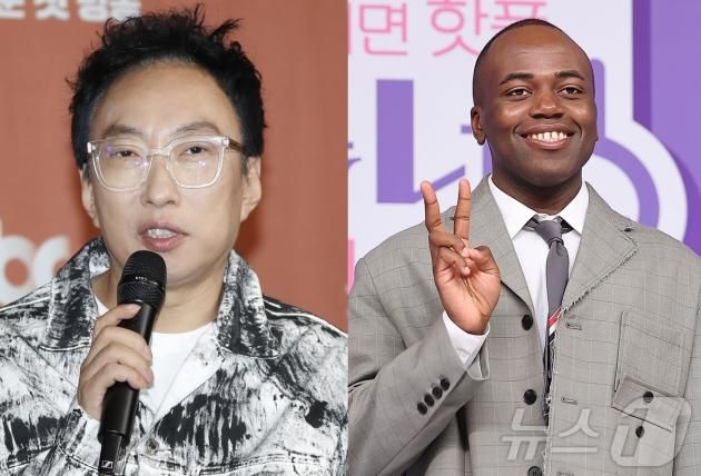 방송인 박명수(왼쪽), 조나단. 뉴스1DB